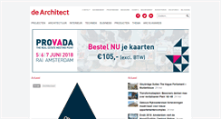 Desktop Screenshot of dearchitect.nl